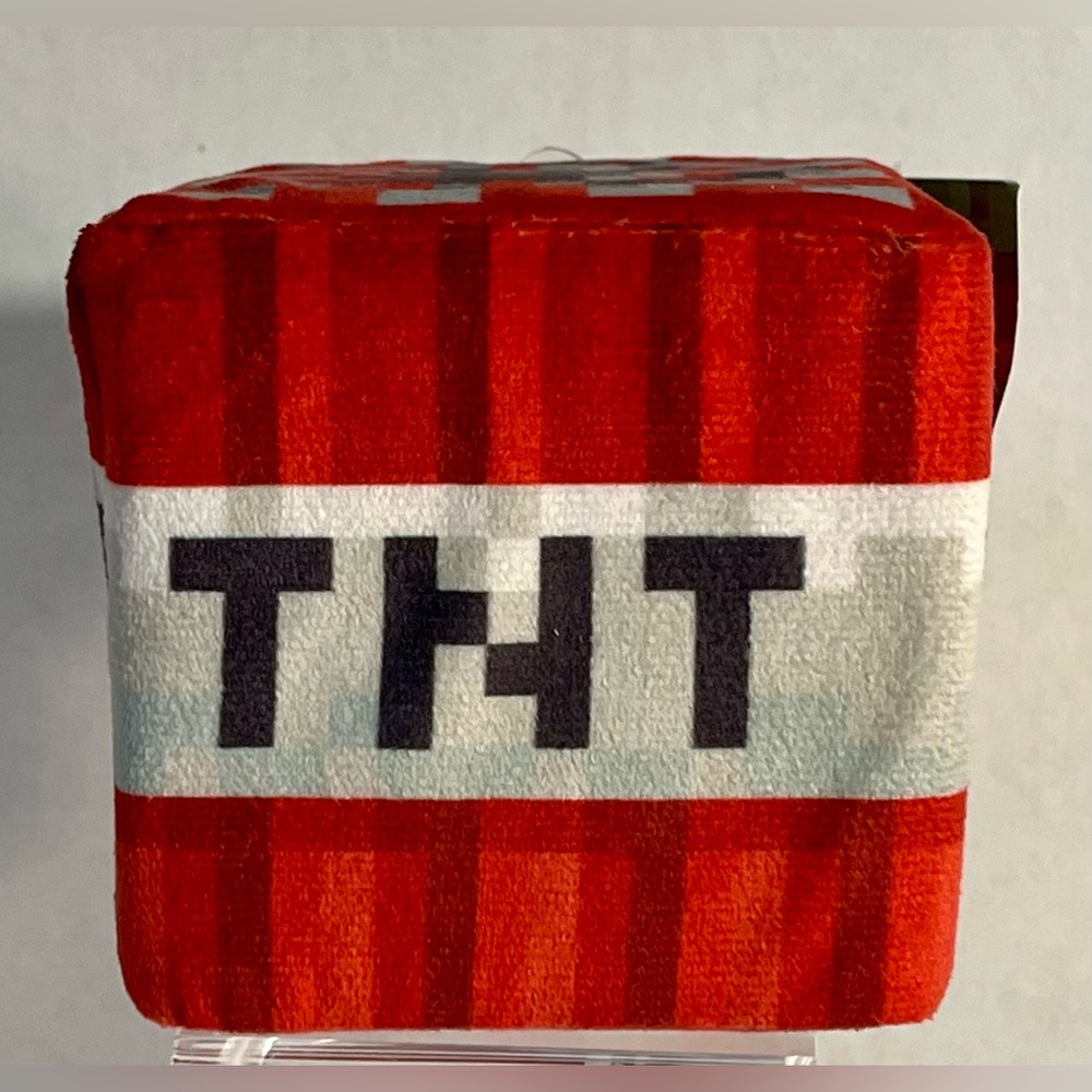 MINECRAFT Mojang TNT Plush Block 5" New With Tags